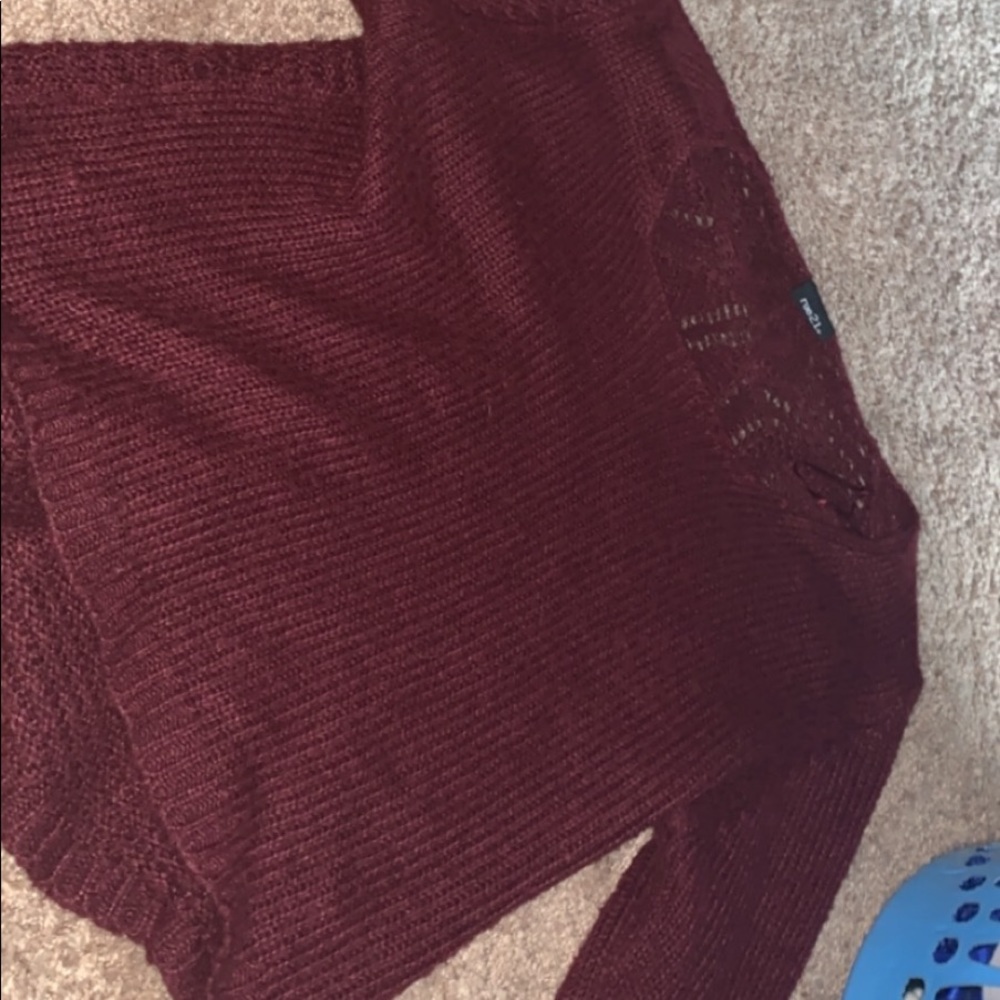 Red long sleeve shirt